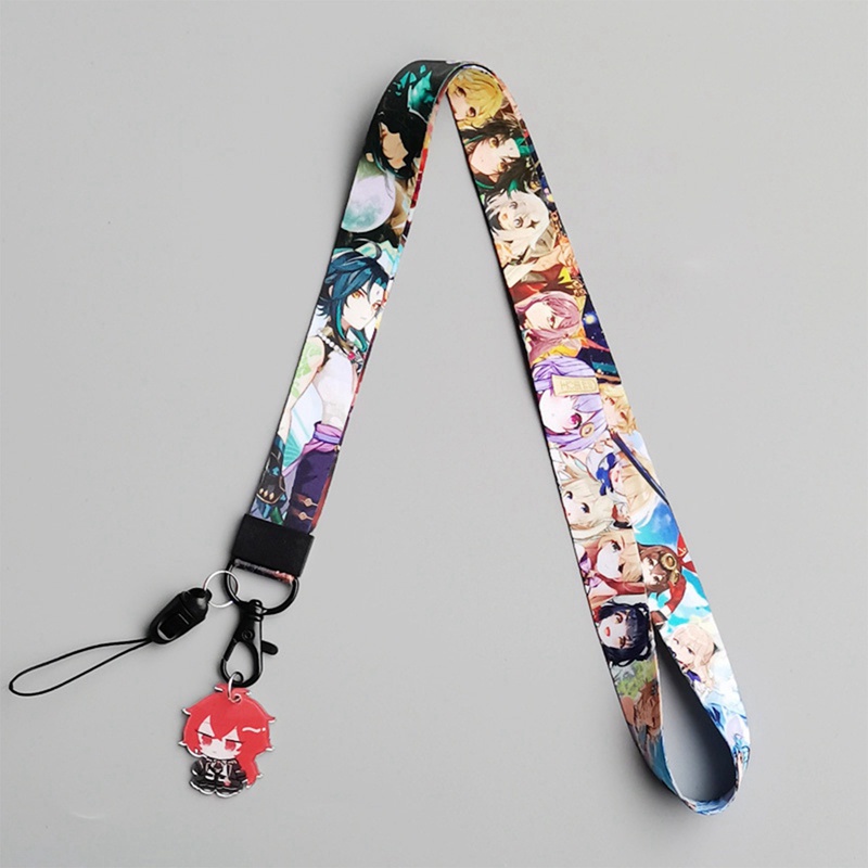 Dây Đeo Cổ Gắn Điện Thoại/Túi Xách Họa Tiết Hoạt Hình Anime Cho Nữ