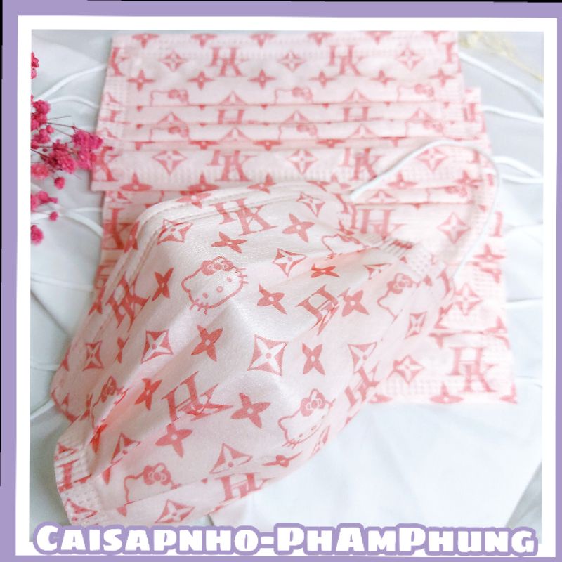 Hộp 50 Cái Khẩu Trang Cao Cấp 4 Lớp Họa Tiết Dễ Thương FASHION GARCOTEX MASK | BigBuy360 - bigbuy360.vn