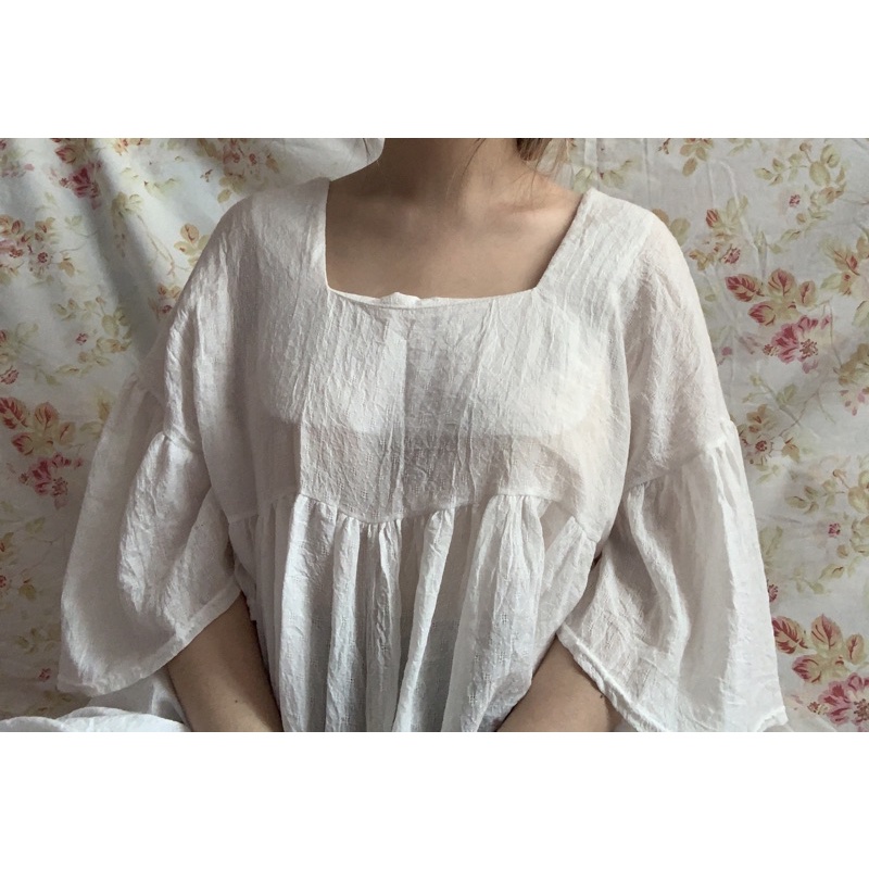 Áo cánh dơi vintage 2hand vải xô cực đẹp, hàng tuyển si vải siêu mát freesize trên 60kg
