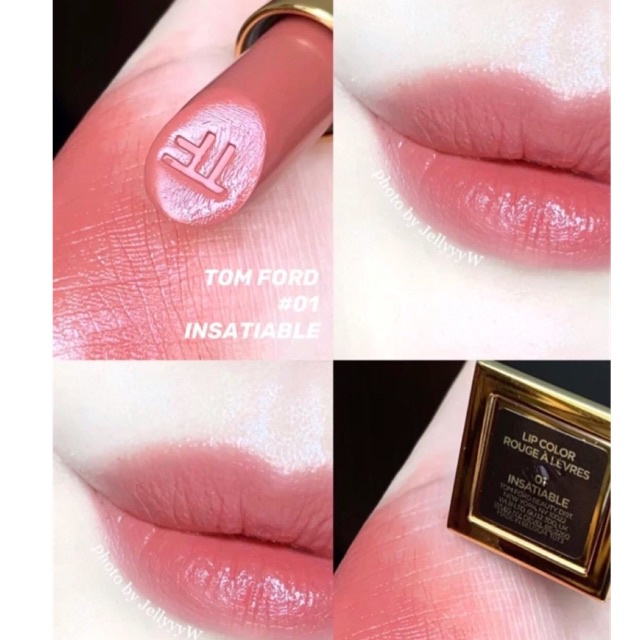 Son môi 𝗧𝗢𝗠𝗙𝗢𝗥𝗗 𝟬𝟭 𝗜𝗡𝗦𝗔𝗧𝗜𝗔𝗕𝗟𝗘 Tông màu hồng cam đất, chất son siêu mịn, thiết kế sang trọng, chắc tay