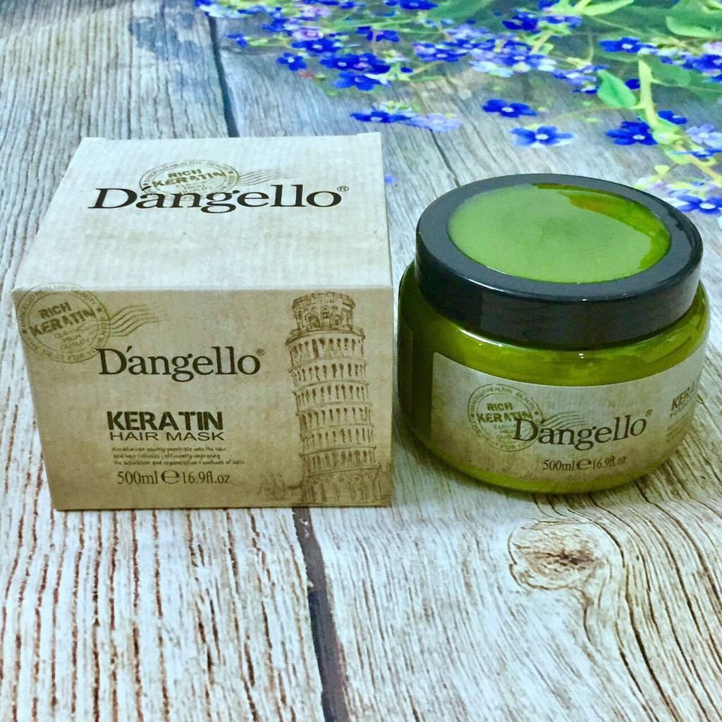 [D'angello Chính hãng] [Giá sỉ] Dầu ủ phục hồi tóc hư tổn Dangello Keratin Hair mask 500ml