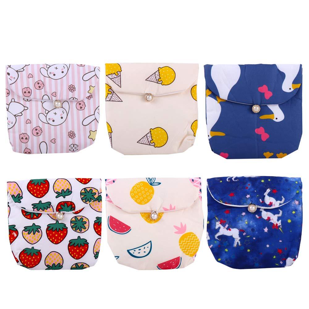 Ví Đựng Băng Vệ Sinh / Tiền Xu Mini Hình Vuông Lấp Lánh Dễ Thương