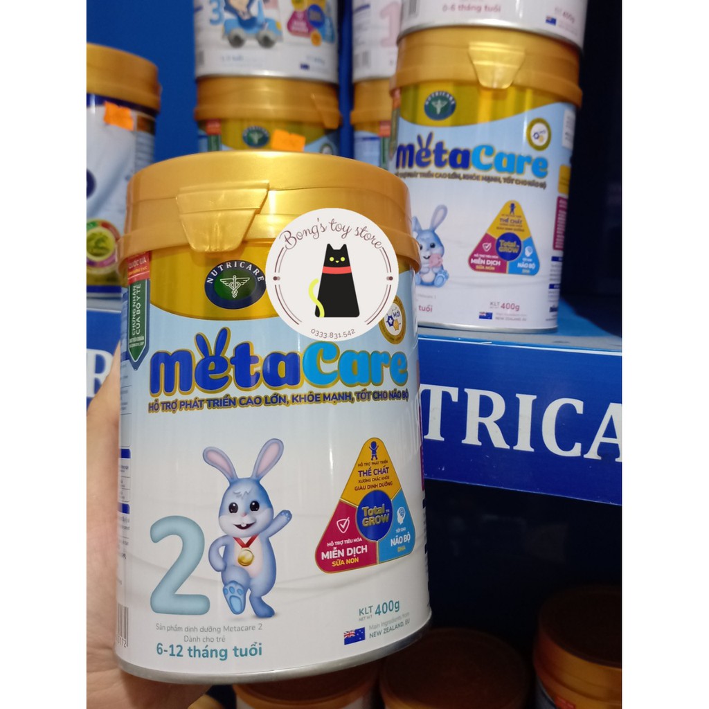 [SCT013] SỮA META CARE 400G SỐ 1, 2 VÀ 3