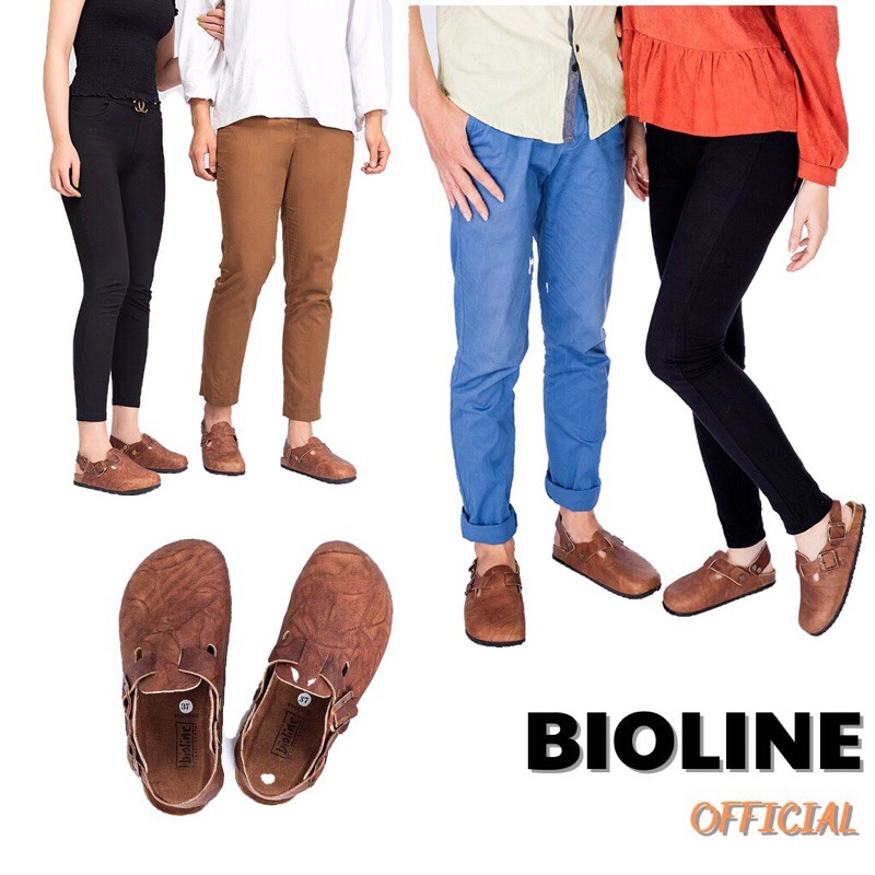 [DA BÒ THẬT] Dép sục birken da bò thật cao cấp dép bít mũi Bioline unisex - Bioline Official | BigBuy360 - bigbuy360.vn