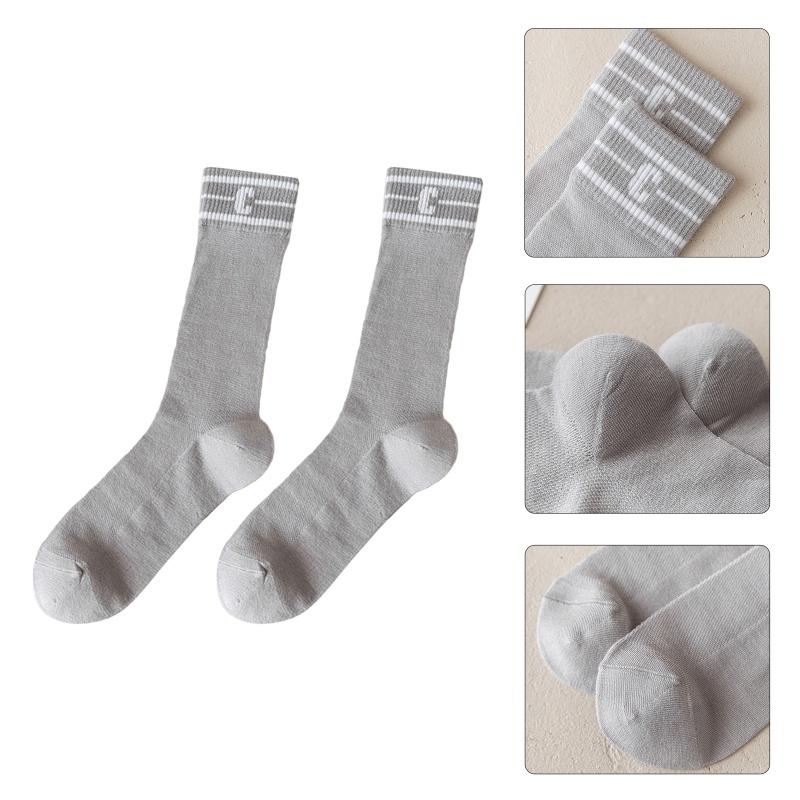 XIXI Tất Lưới Mỏng Thoáng Khí Dài Đến Đầu Gối In Chữ Phong Cách Harajuku Thời Trang Mùa Hè Cho Nữ