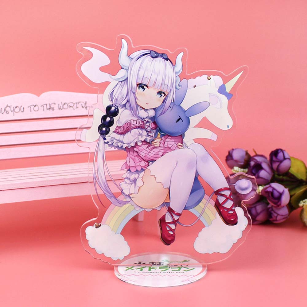 Mô hình nhân vật anime Miss Kobayashi's Dragon Maid Kanna KannaKamui bằng acrylic đứng được để bàn
