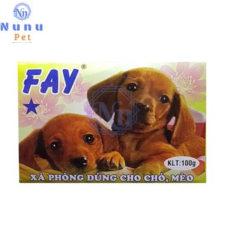 Xà bông tắm diệt ve ghẻ, bọ chét chó mèo - Fay 1 sao 100g