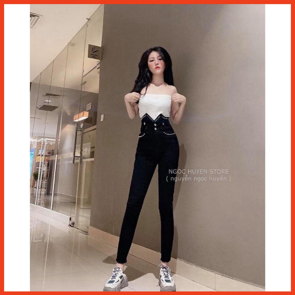 Quần jeans gân cạp cao hàng đẹp (video+ảnh thật) loại tốt Yannan.vn | BigBuy360 - bigbuy360.vn