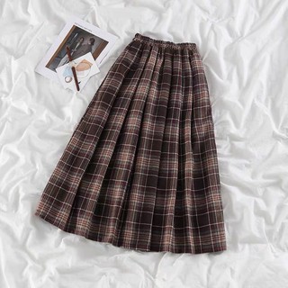 [ ORDER ] SET ÁO LEN CHÂN VÁY CARO QC