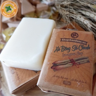 Xà Bông Thảo Dược Chiết Xuất từ Sả Chanh bánh 100gr - Xà Bông Đa Dụng có thể dùng rửa chân tay, chén, bát, tắm, giặt đồ