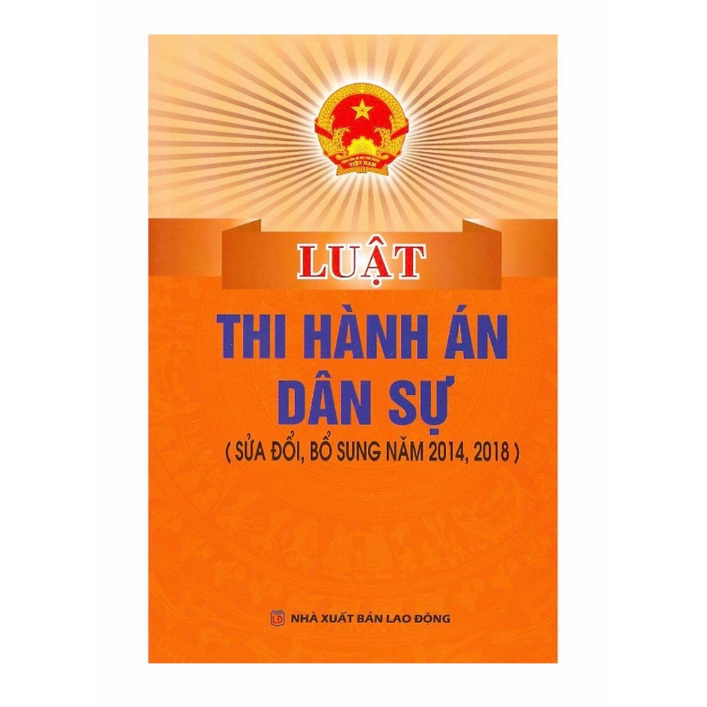 Sách - Luật Thi Hành Án Dân Sự (tái bản 2018)