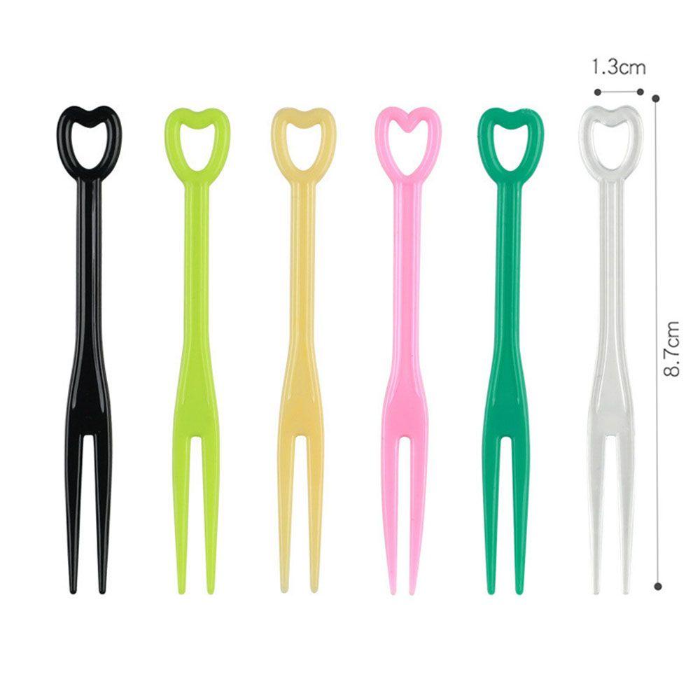 MOCHO Nĩa Ăn Trái Cây / Tráng Miệng Mini Bằng Nhựa Dành Cho Trẻ Em