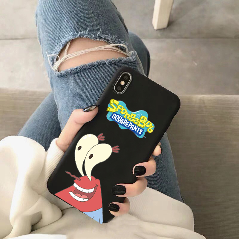 Ốp điện thoại TPU họa tiết hoạt hình SpongeBob cho SAMSUNG S10 S9 S9PLUS S8 S8PLUS S7 S6 S5 S20