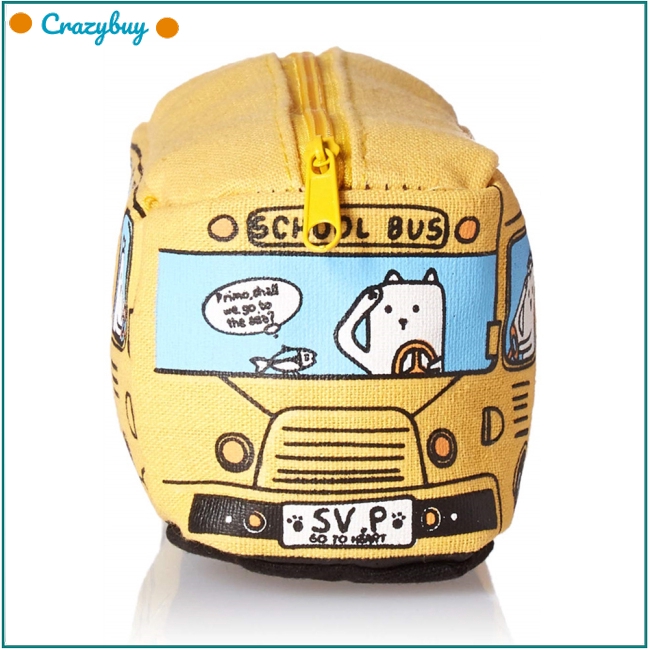 Túi đựng bút hình xe bus dễ thương tiện dụng