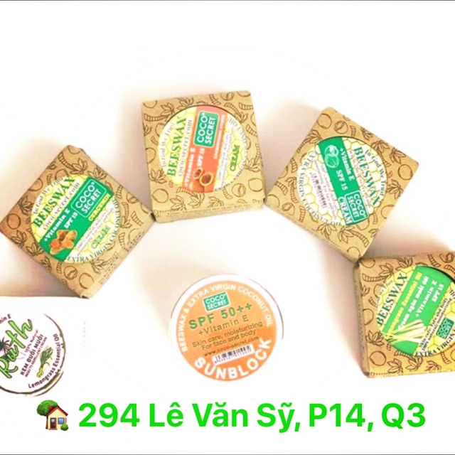 🥥⁣⁣ 🍯 Kem dưỡng da dầu dừa sáp ong🍯🥥 Coco Secret