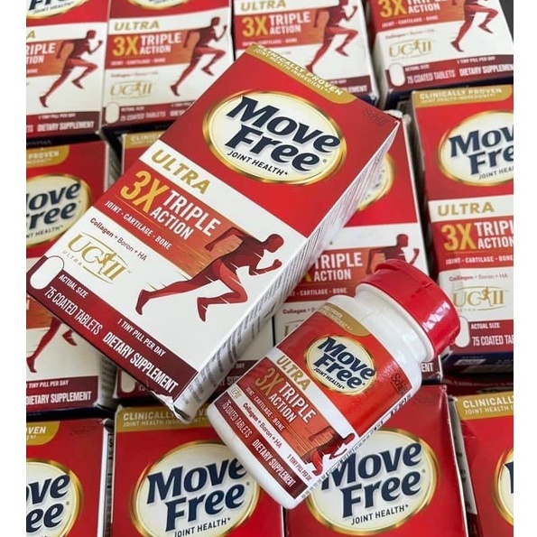 Viên Uống Bổ Xương Khớp Schiff Move Free Ultra Triple Action Mỹ  - Mỹ MẪU MỚI