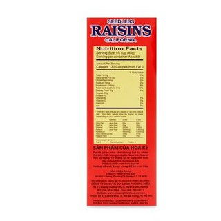 NHO KHÔ CALIFORNIA 200G