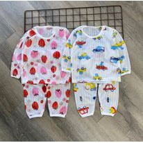 Bộ Cotton Giấy Dài Tay Loại 1