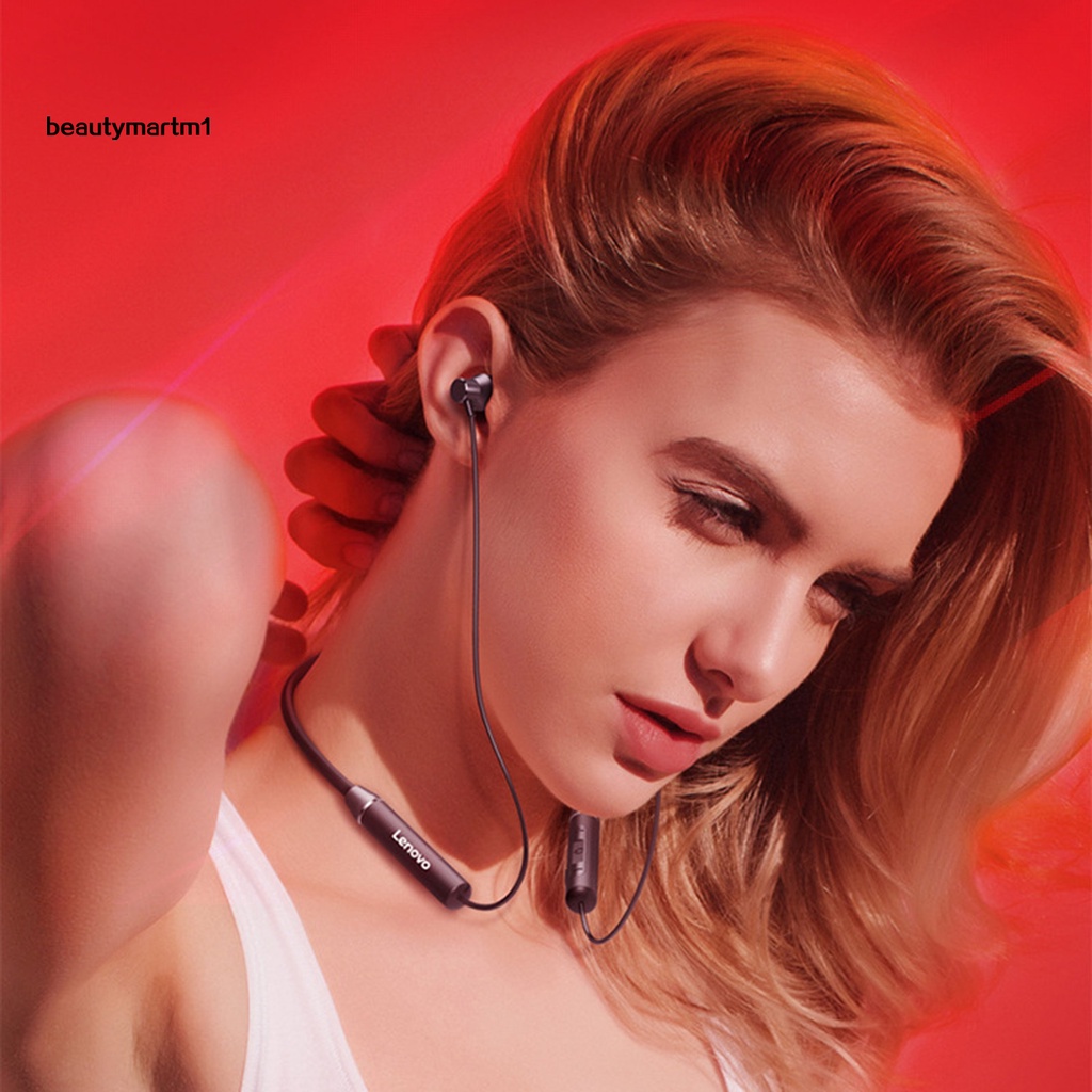 Tai Nghe Thể Thao Không Dây Beautymartm1 Lenovo HE05 IPX5 Bluetooth 5.0 Chống Nước Giảm Tiếng Ồn Độ Trung Thực Cao