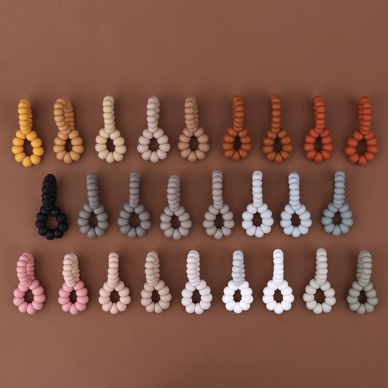 Haha Đồ Chơi Ngậm Mọc Răng Hình Số 8 Bằng Silicon Cấp Thực Phẩm Cho Bé