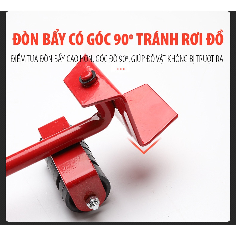 Bộ dụng cụ nâng và hỗ trợ di chuyển đồ đạc thông minh, dụng cụ di chuyển vật nặng, vật cồng kềnh gia đình MKS051