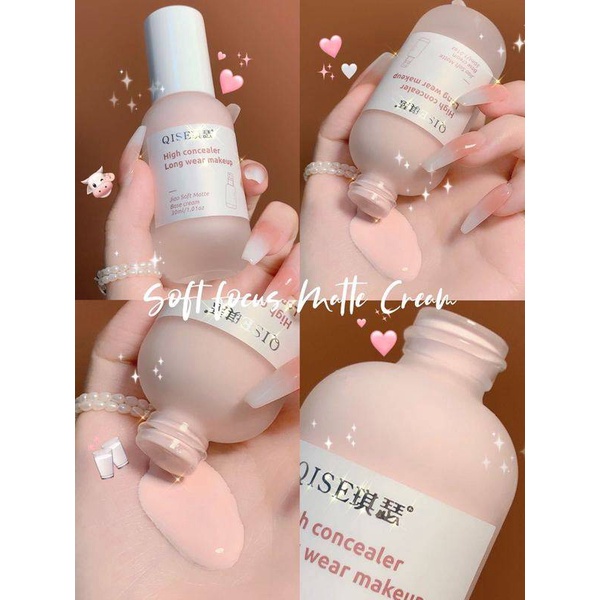 [Hàng mới về] Kem Lót Trang Điểm Tự Nhiên Lâu Trôi Qise 30g | BigBuy360 - bigbuy360.vn