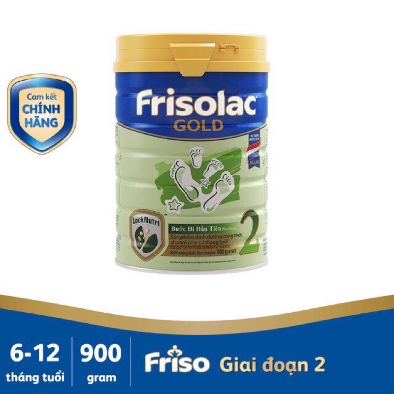 Sữa frisolac gold 2 900g móp