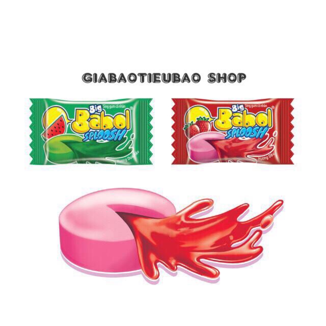 Khay 12 Hộp Gum Thổi Hương Trái Cây Big Babol Tô Mầu