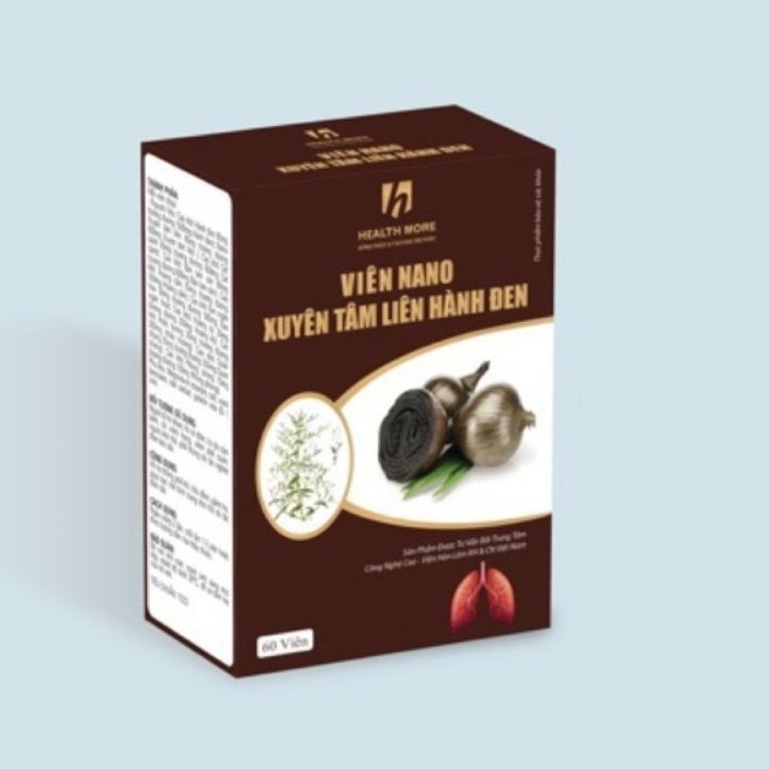 Hộp Nano Xuyên Tâm Liên Hành Đen - 30 Viên