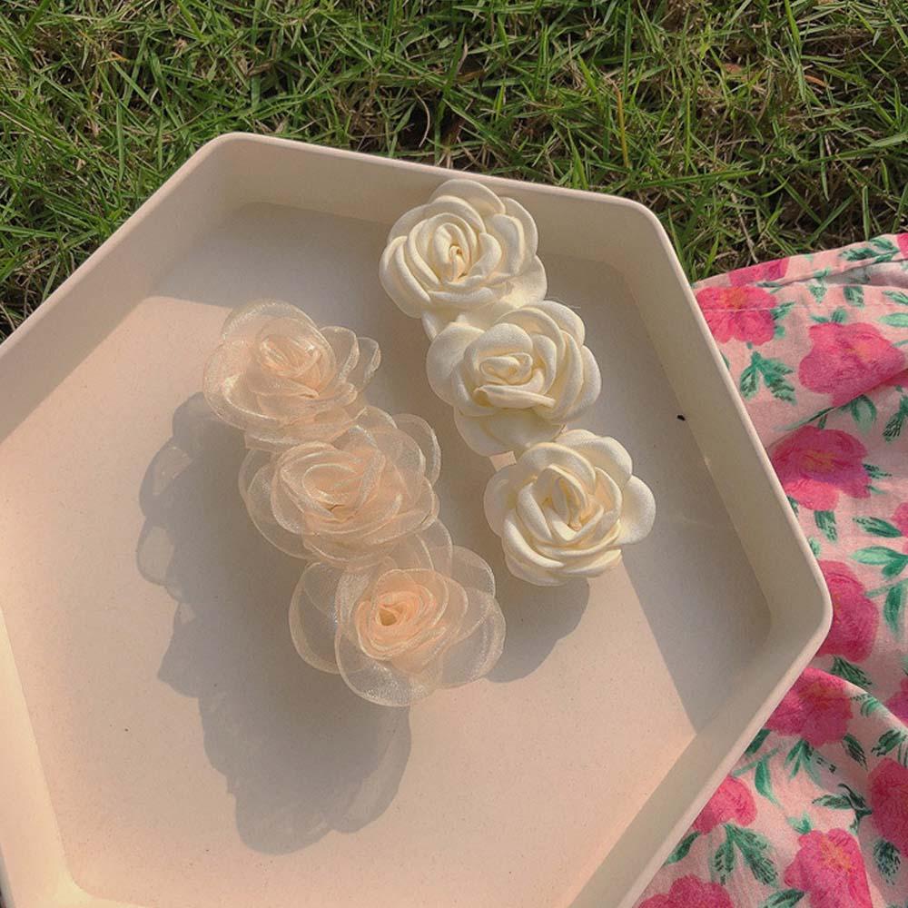 Kẹp Tóc Hình Hoa Trà Phong Cách Hàn Quốc Cho Nữ