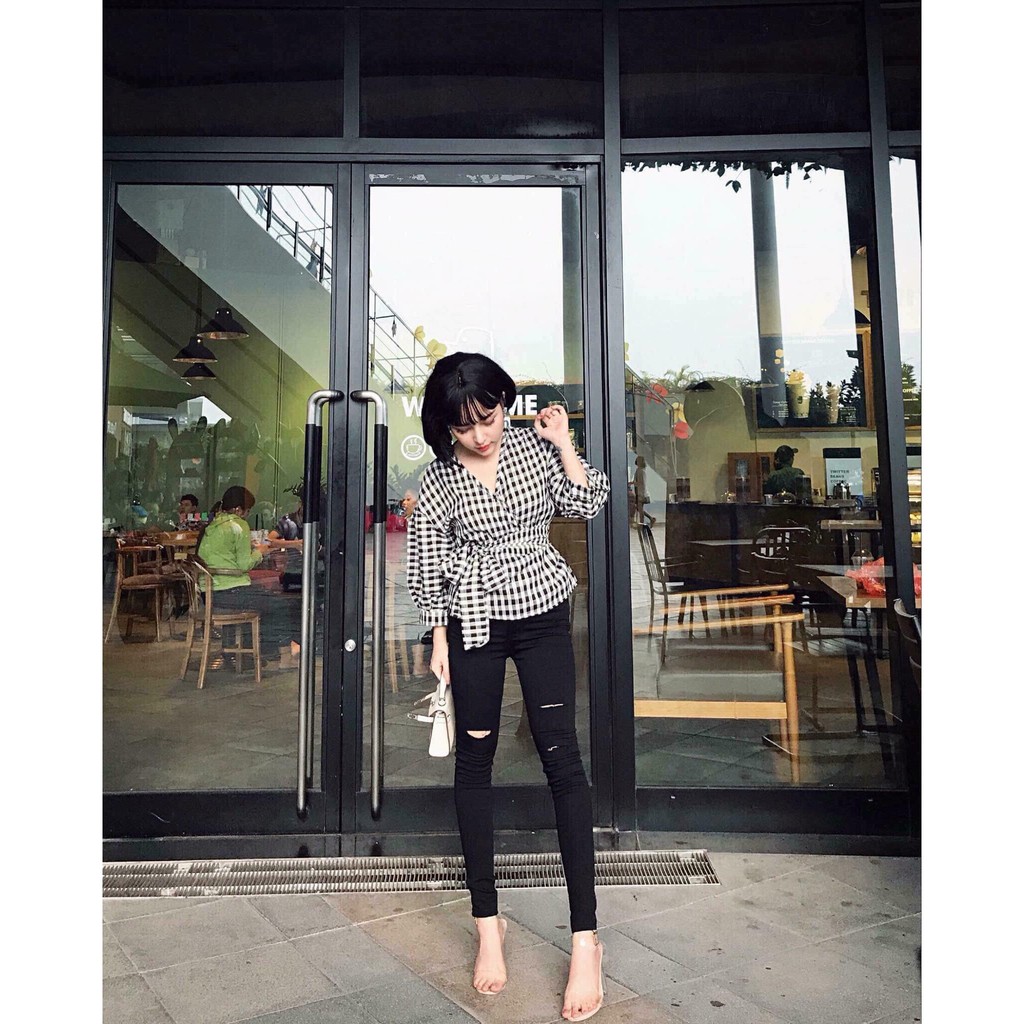 Quần kaki trơn co giãn rách gối SLA0601 | BigBuy360 - bigbuy360.vn