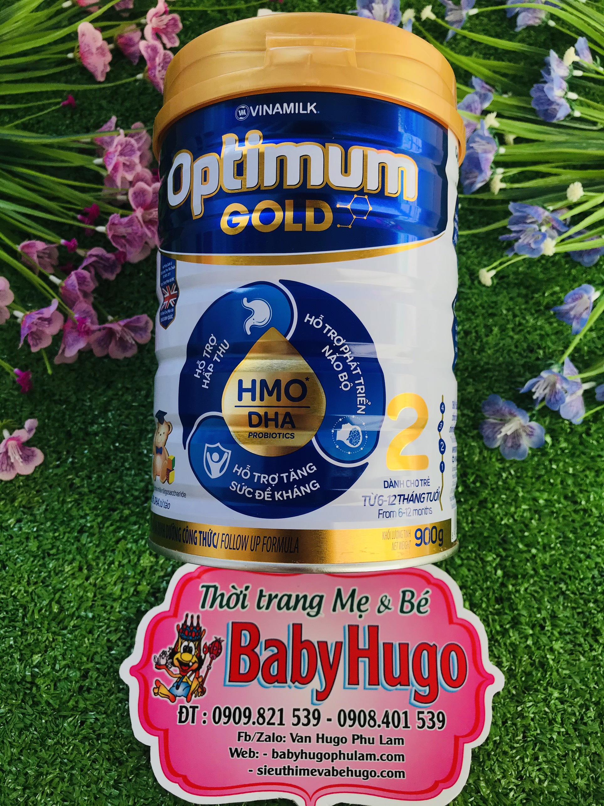 [DATE MỚI] Sữa bột Vinamilk Optimum Gold 2 900g (cho bé 6 - 12 tháng)