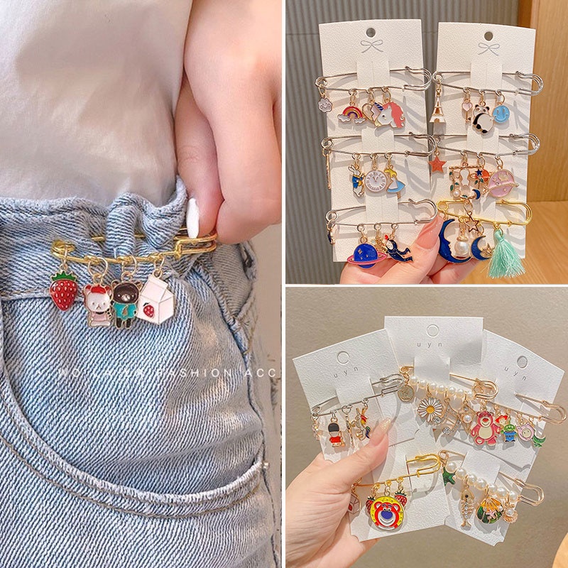 Ghim Cài Áo Hình Hoạt Hình Dễ Thương