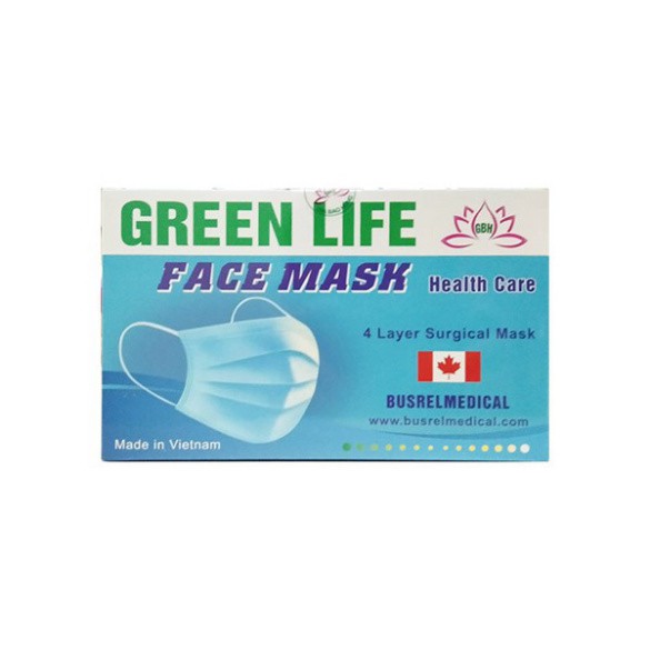 Khẩu Trang Y Tế  Kháng Khuẩn Green Life (HỘP 50 CHIẾC)