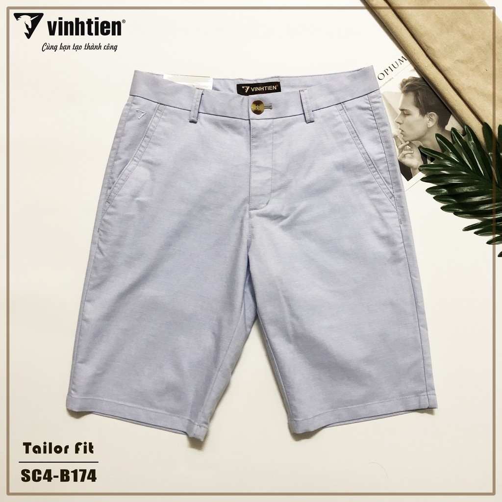 Quần short nam Vĩnh Tiến form tailor fit 315  - B174