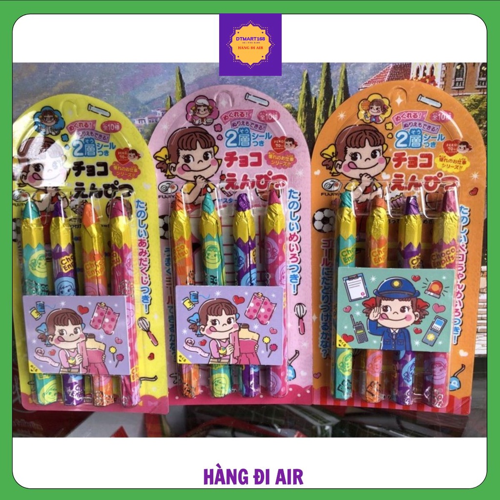 Kẹo Socola Fujiya Hình Bút Chì 27g (Hàng Air Nhật)