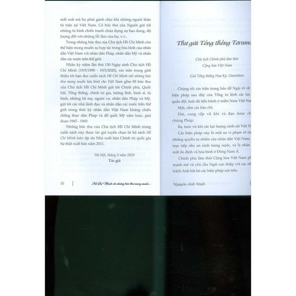 Sách - Hồ Chí Minh - Với Những Bức Thư Mong Muốn Hòa Bình Cho Việt Nam | BigBuy360 - bigbuy360.vn