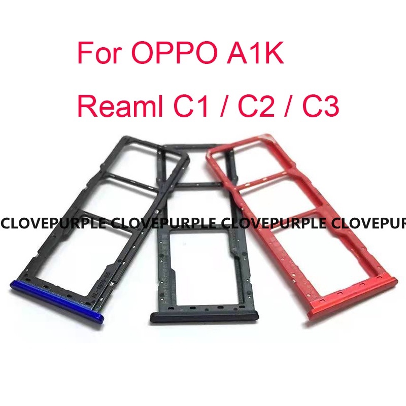 Ốp Điện Thoại Có Khe Đựng Thẻ SIM Cho OPPO A1K Realme C1 C2 C3