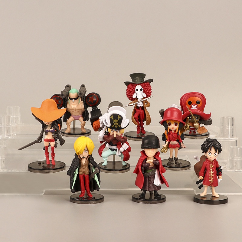 Mô Hình Luffy, Mô Hình One Piece Sắc Sảo Nhựa PVC Cao Cấp 8 cm Stoys