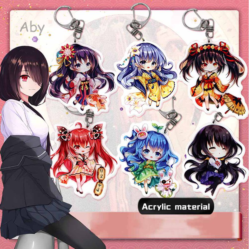 Móc Khóa Acrylic Hình Nhân Vật Anime Date A Live