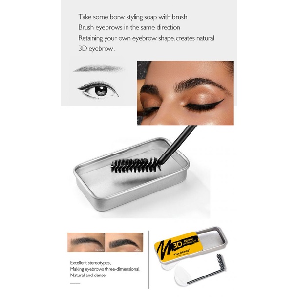Kem tạo kiểu lông mày tự nhiên không màu lâu trôi MK
 | BigBuy360 - bigbuy360.vn