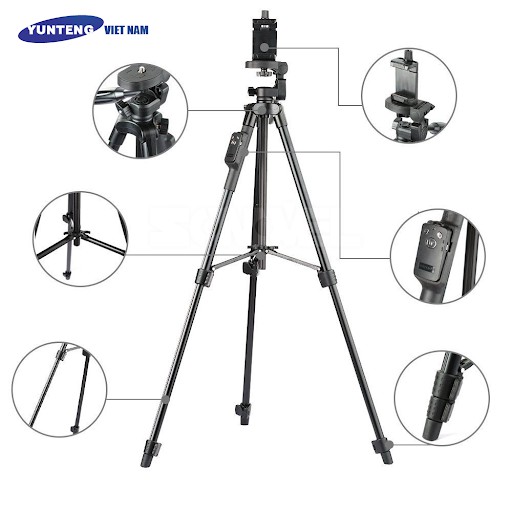 Chân máy ảnh tripod Yunteng VCT-5208