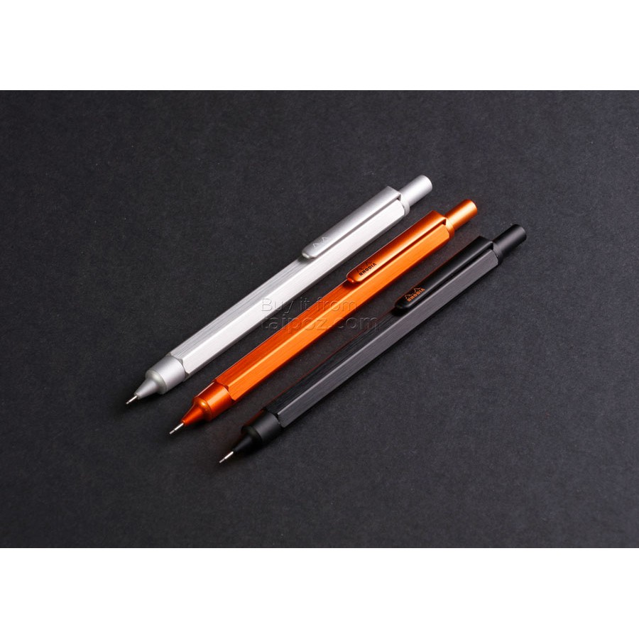 [ TAIPOZ ] - Bút chì bấm Rhodia nét 0.5mm, thân kim loại