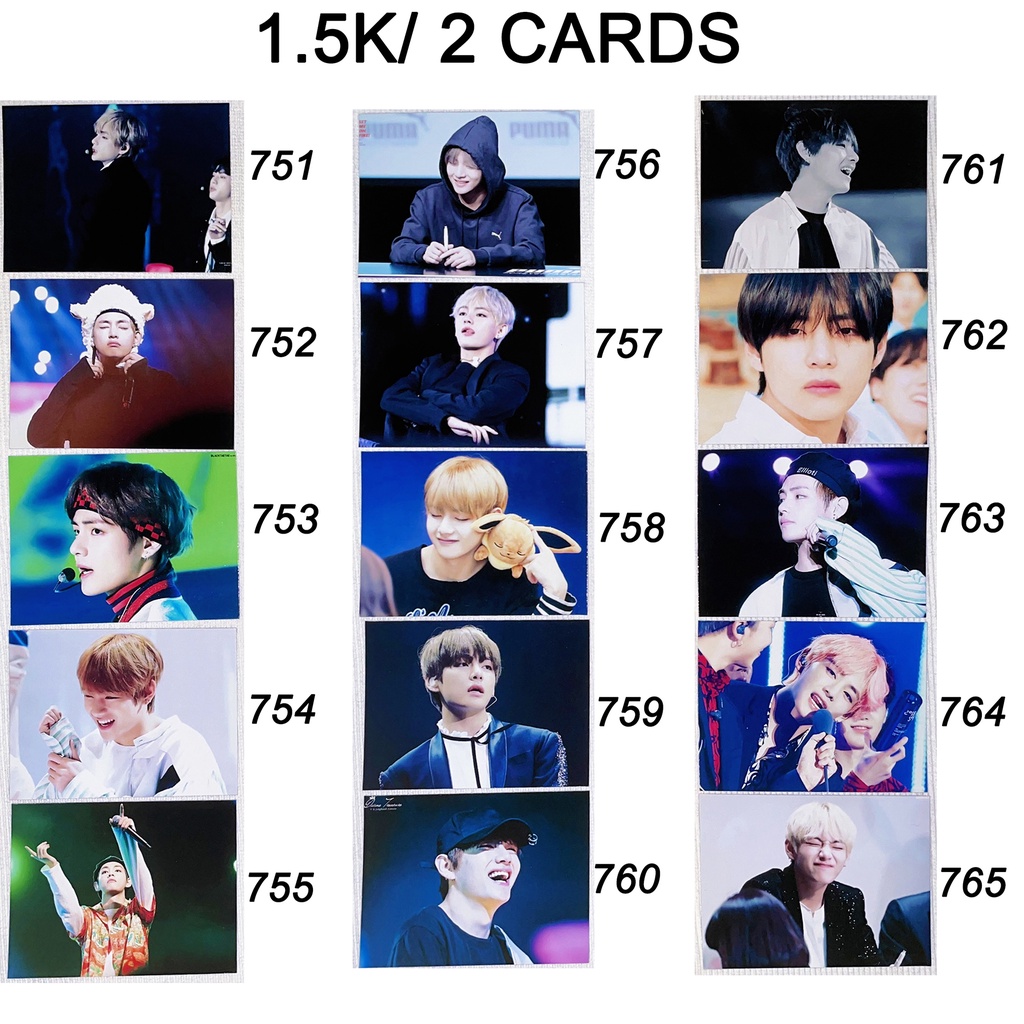 Sale set card V - BTS giá rẻ 6