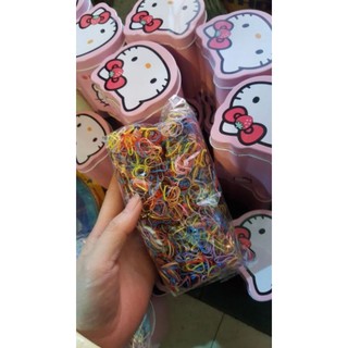 Hộp thun cột tóc kitty cho bé