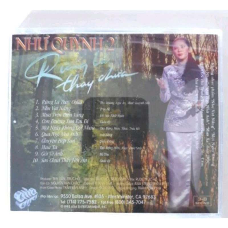 Bộ 5 cd Như Quỳnh phono