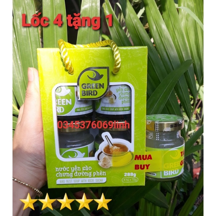 Yến Sào Chưng đường phèn lốc 5 tặng 1