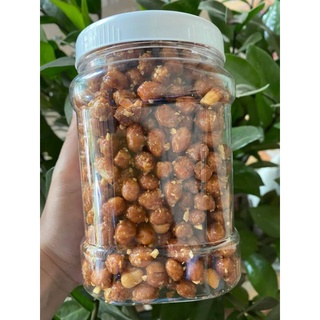 Đậu Phộng rim tỏi ớt giòn khô ngon nhà làm hũ 400g
