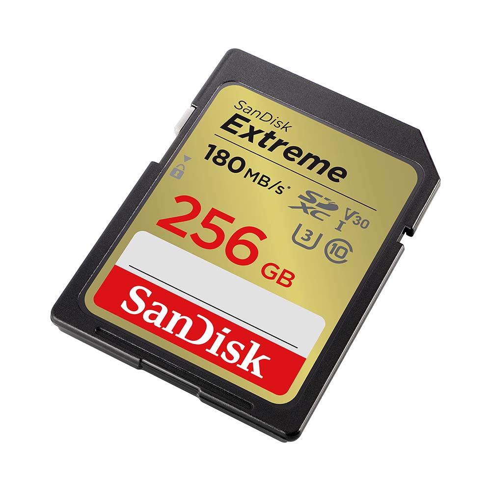 Thẻ nhớ SDXC SanDisk Extreme U3 V30 256GB 180MB/s SDSDXVV-256G-GNCIN