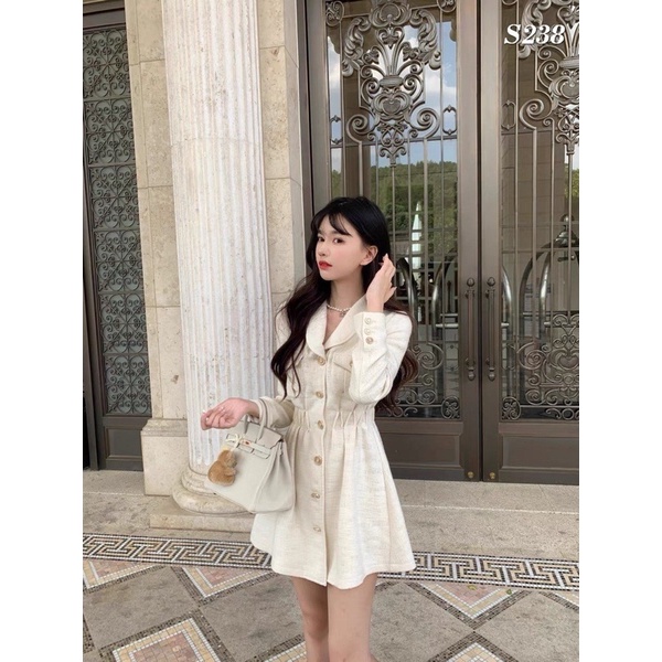 Đầm dạ Tweed Thu Đông 2021